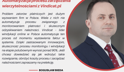 Kongres Księgowość Przyszłości - Automatyzacja procesu zarzadzania wierzytelnościami na przykładzie innowacyjnego rozwiązania Vindicat.pl