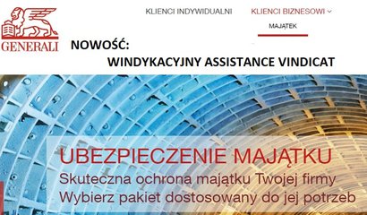 Windykacyjny assistance Vindicat.pl w ofercie Generali Polska