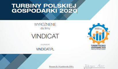 Vindicat laureatem Turbin Polskiej Gospodarki 2020